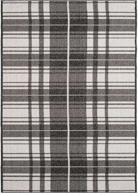 2' 7 x 12' Easy-Clean Checkered Indoor / Outdoor Runner Rug