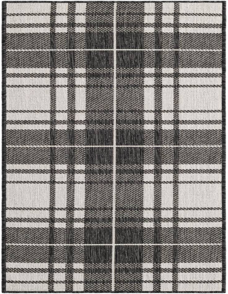 Detail image of 2' x 5' 3 Easy-Clean Checkered Indoor / Outdoor Runner Rug