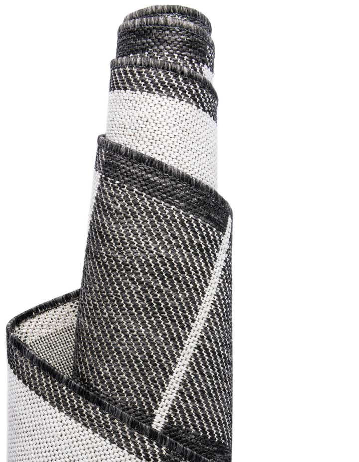 2' x 5' 3 Easy-Clean Checkered Indoor / Outdoor Runner Rug