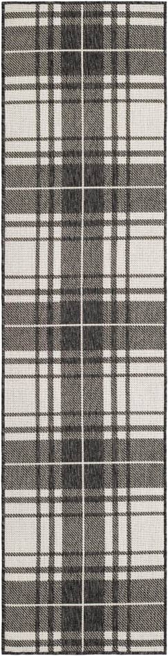 Detail image of 2' x 8' Easy-Clean Checkered Indoor / Outdoor Runner Rug