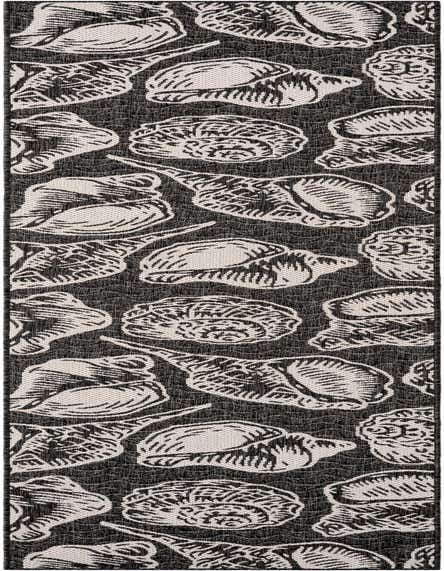 2' 7 x 12' Easy-Clean Coastal Indoor / Outdoor Runner Rug