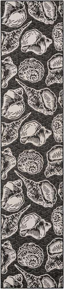 2' 7 x 12' Easy-Clean Coastal Indoor / Outdoor Runner Rug