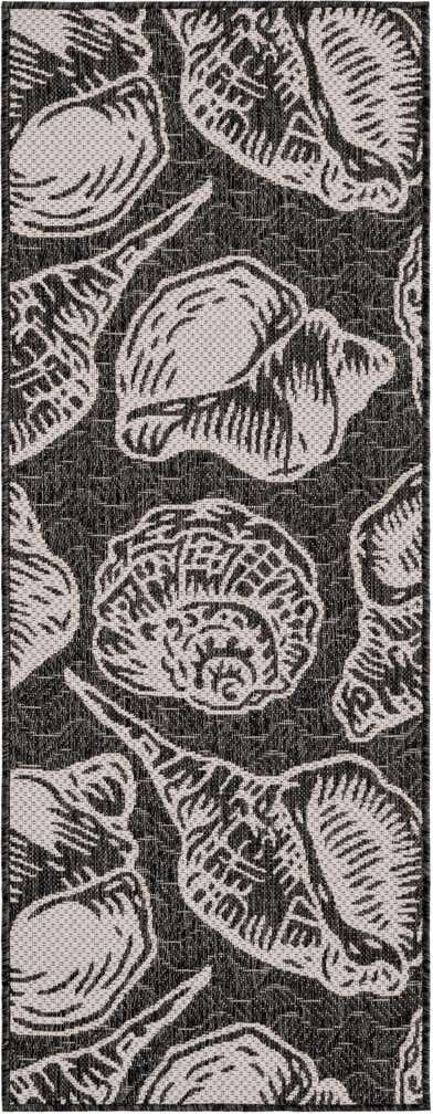 2' x 5' 3 Easy-Clean Coastal Indoor / Outdoor Runner Rug