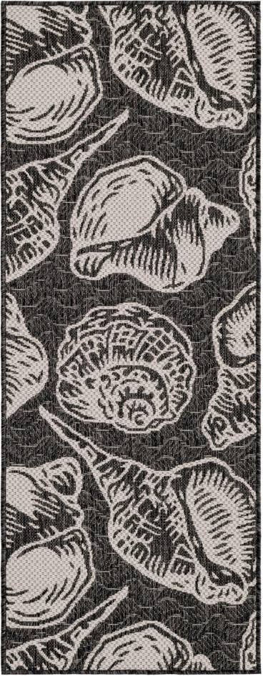 Detail image of 2' x 5' 3 Easy-Clean Coastal Indoor / Outdoor Runner Rug