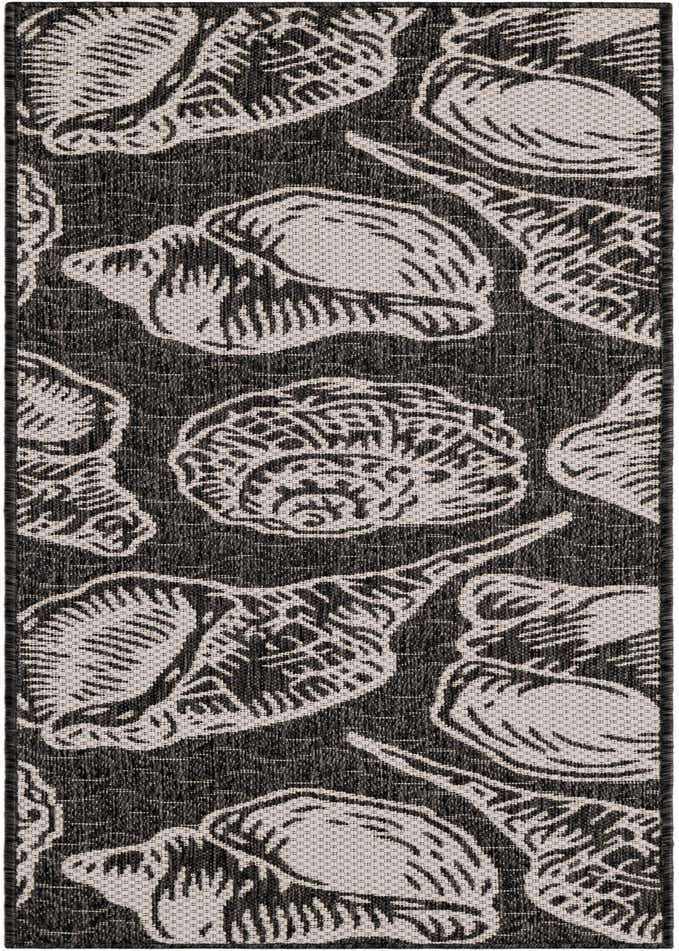 2' x 6' Easy-Clean Coastal Indoor / Outdoor Runner Rug