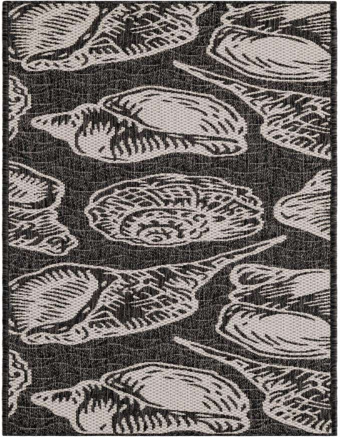 2' x 6' Easy-Clean Coastal Indoor / Outdoor Runner Rug