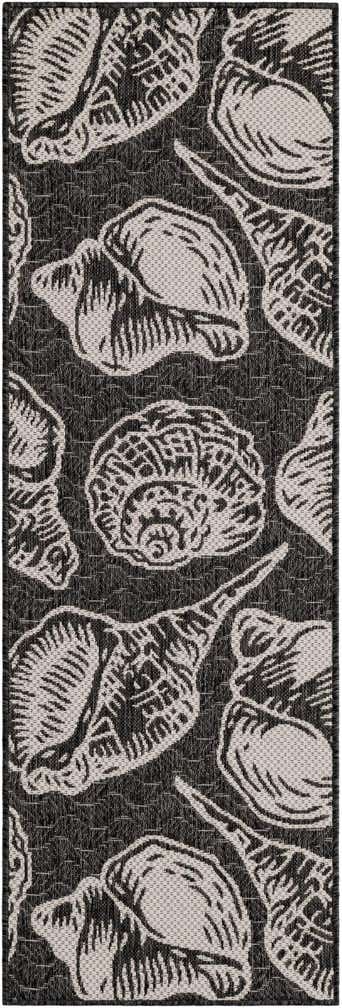 2' x 6' Easy-Clean Coastal Indoor / Outdoor Runner Rug
