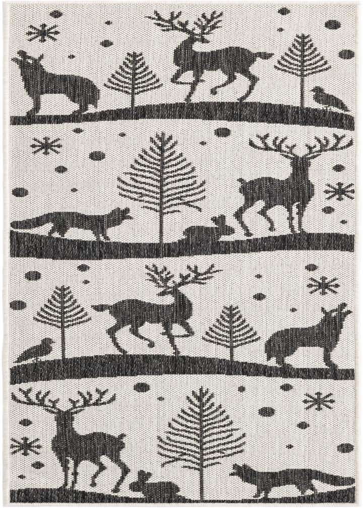 2' x 5' 3 Easy-Clean Holiday Indoor / Outdoor Runner Rug