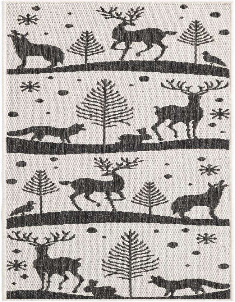 2' x 5' 3 Easy-Clean Holiday Indoor / Outdoor Runner Rug