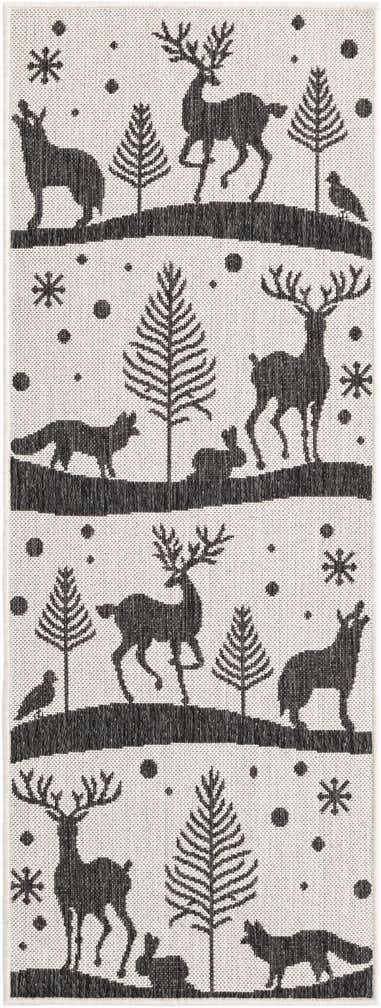 2' x 5' 3 Easy-Clean Holiday Indoor / Outdoor Runner Rug