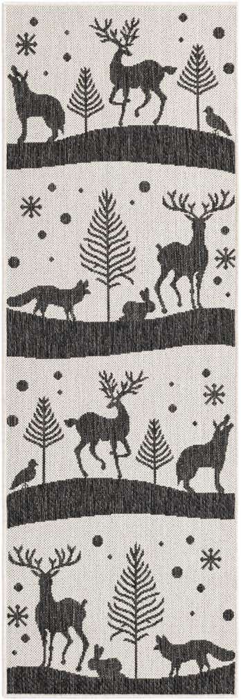2' x 6' Easy-Clean Holiday Indoor / Outdoor Runner Rug