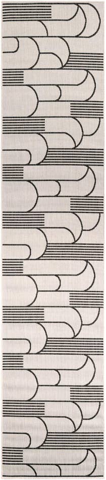 Detail image of 2' 7 x 12' Easy-Clean Modern Indoor / Outdoor Runner Rug