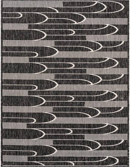 Detail image of 2' 7 x 12' Easy-Clean Modern Indoor / Outdoor Runner Rug