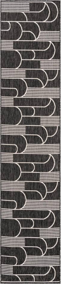 Detail image of 2' 7 x 12' Easy-Clean Modern Indoor / Outdoor Runner Rug