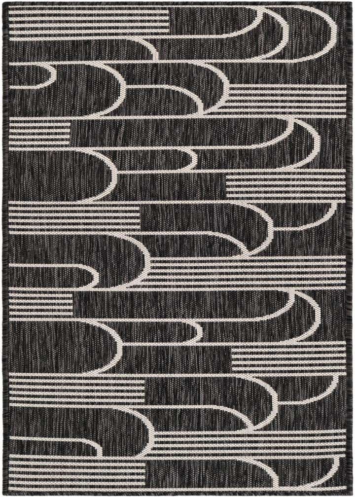 2' x 5' 3 Easy-Clean Modern Indoor / Outdoor Runner Rug