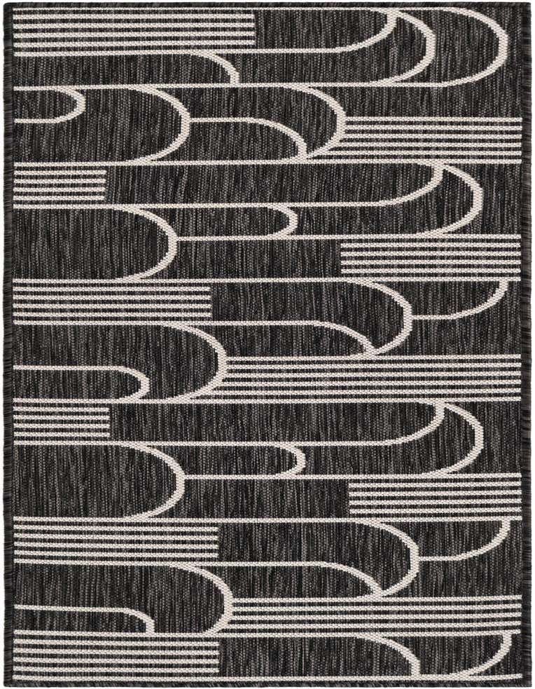 2' x 5' 3 Easy-Clean Modern Indoor / Outdoor Runner Rug