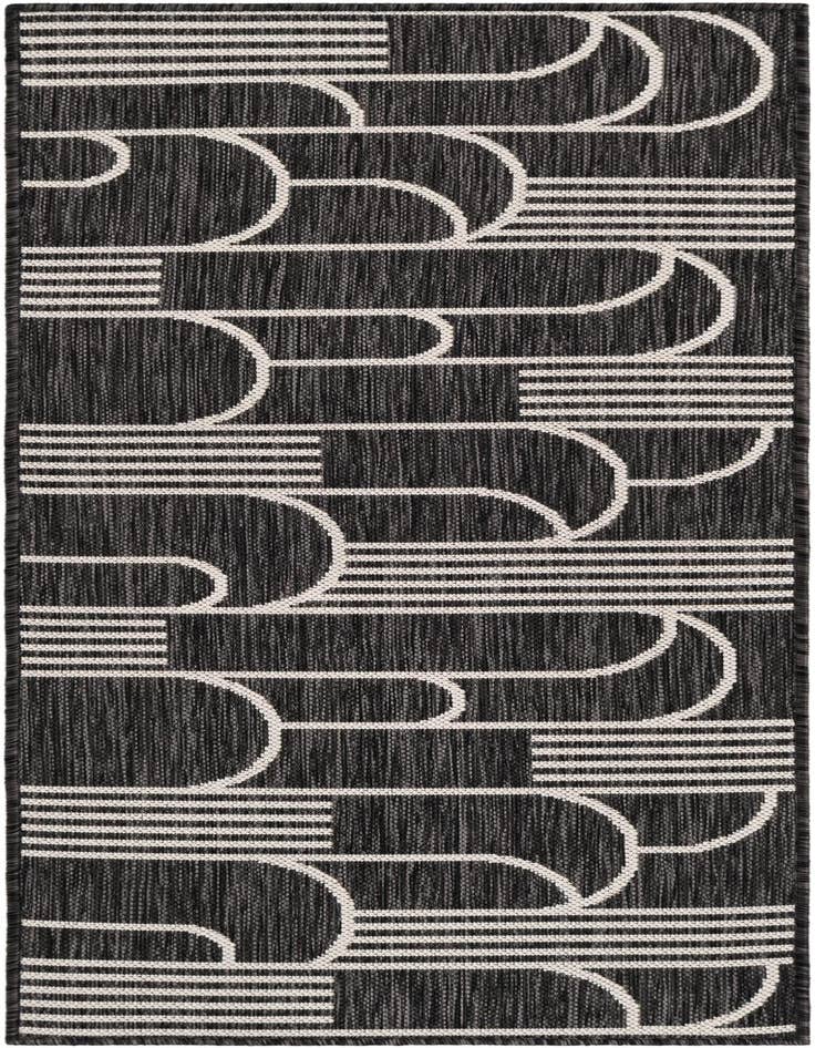 Detail image of 2' x 5' 3 Easy-Clean Modern Indoor / Outdoor Runner Rug
