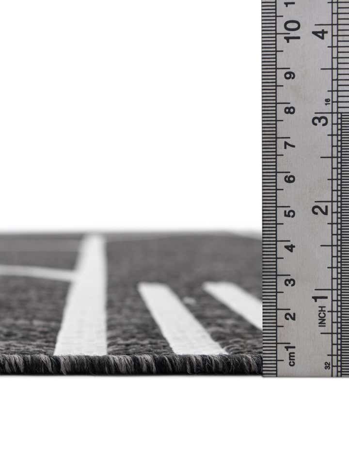 2' x 5' 3 Easy-Clean Modern Indoor / Outdoor Runner Rug