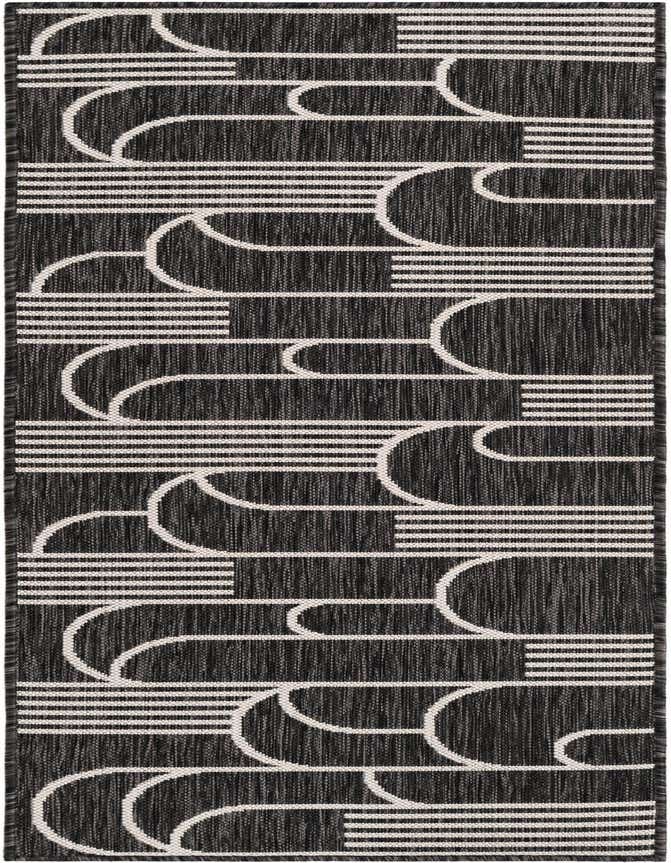2' x 6' Easy-Clean Modern Indoor / Outdoor Runner Rug