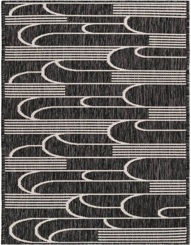 Detail image of 2' x 6' Easy-Clean Modern Indoor / Outdoor Runner Rug