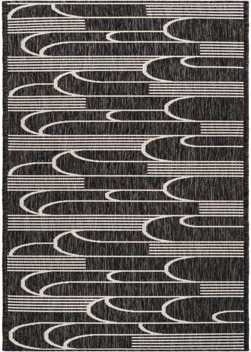 2' x 8' Easy-Clean Modern Indoor / Outdoor Runner Rug
