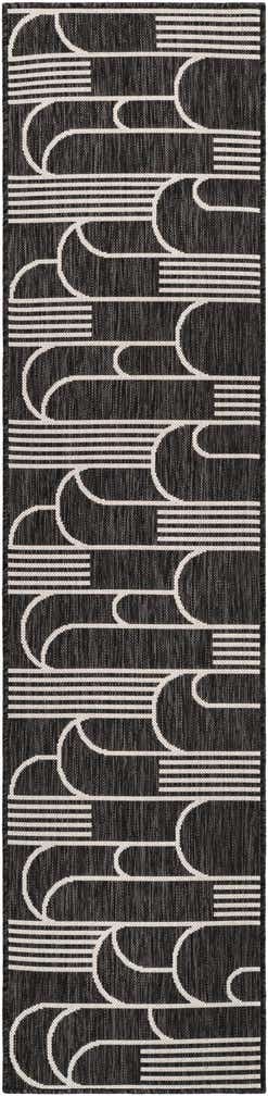 2' x 8' Easy-Clean Modern Indoor / Outdoor Runner Rug