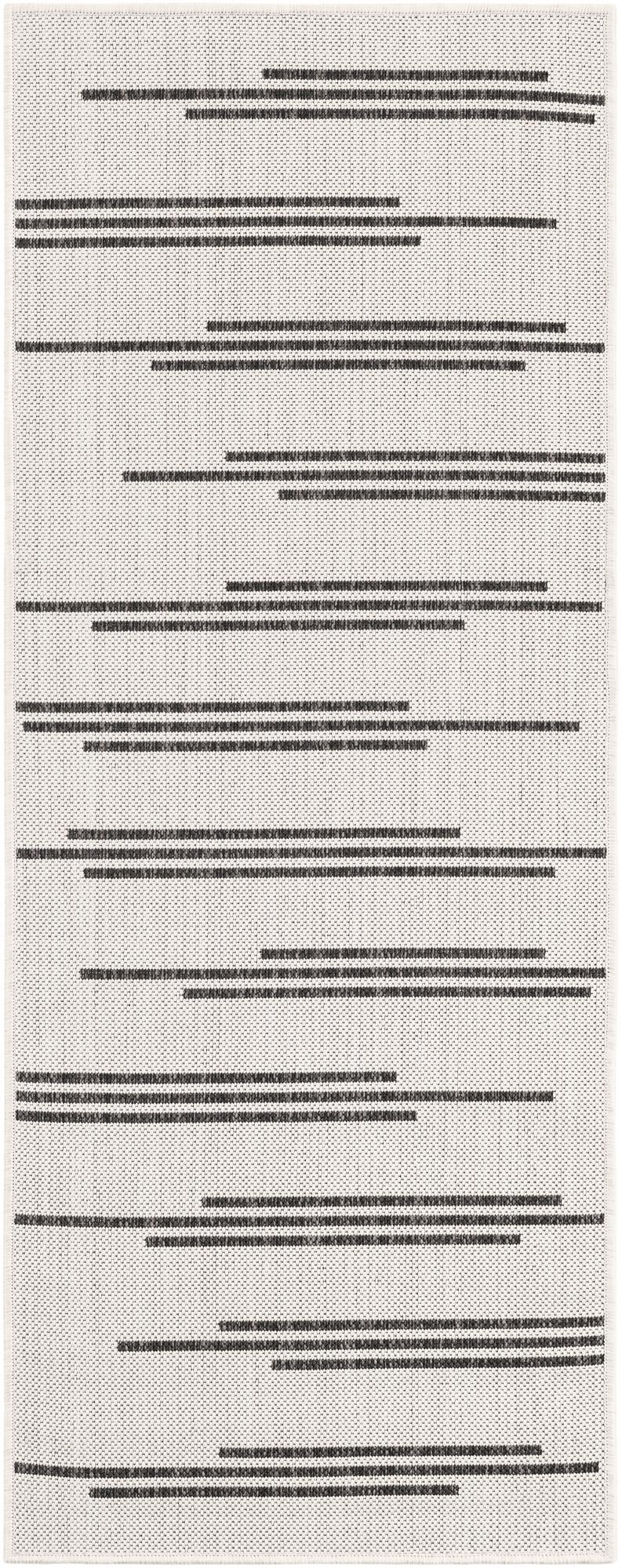 2' x 5' 3 Easy-Clean Modern Indoor / Outdoor Runner Rug