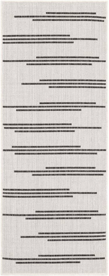 Detail image of 2' x 5' 3 Easy-Clean Modern Indoor / Outdoor Runner Rug