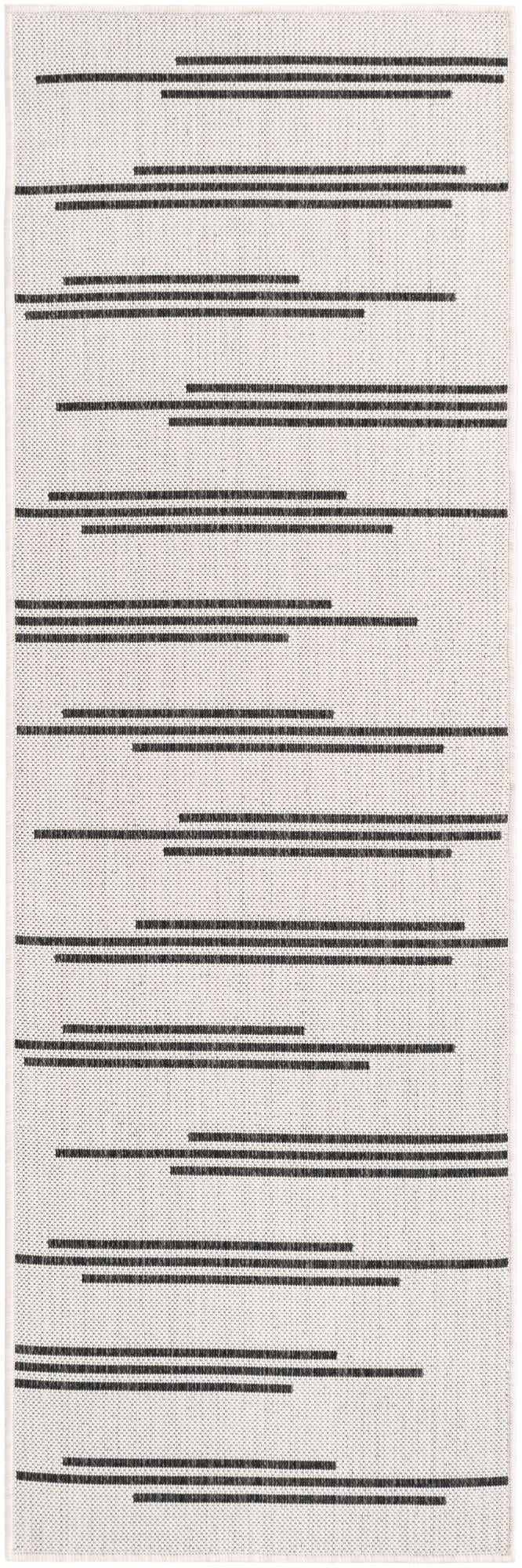 2' x 6' Easy-Clean Modern Indoor / Outdoor Runner Rug