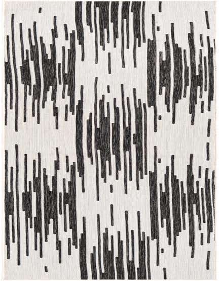 2' 7 x 12' Easy-Clean Modern Indoor / Outdoor Runner Rug