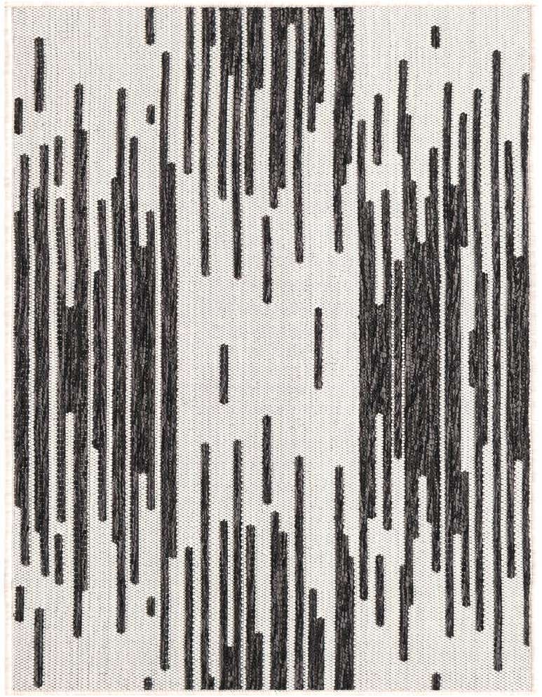 2' x 5' 3 Easy-Clean Modern Indoor / Outdoor Runner Rug