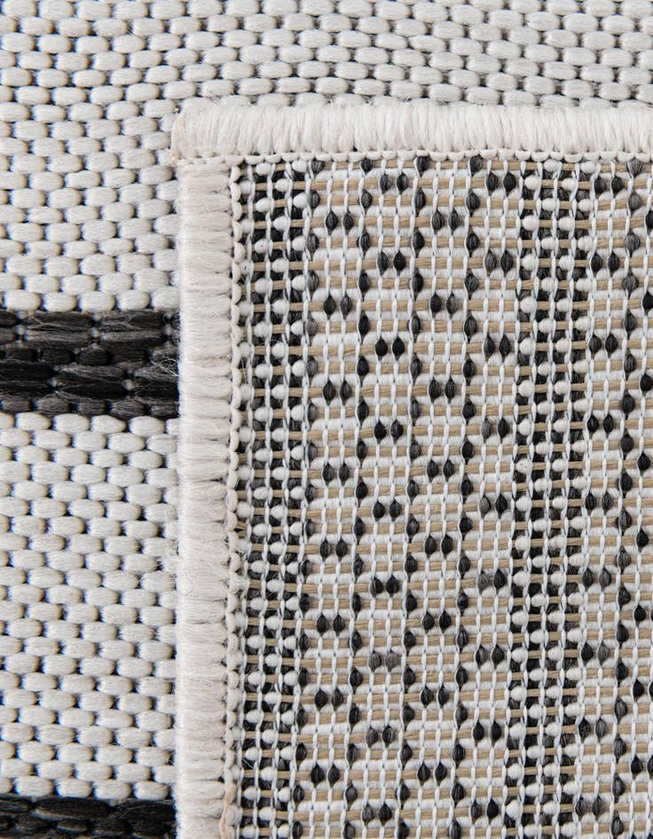 Detail image of 2' x 6' Easy-Clean Modern Indoor / Outdoor Runner Rug