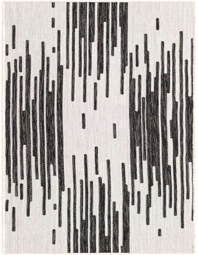 2' x 6' Easy-Clean Modern Indoor / Outdoor Runner Rug