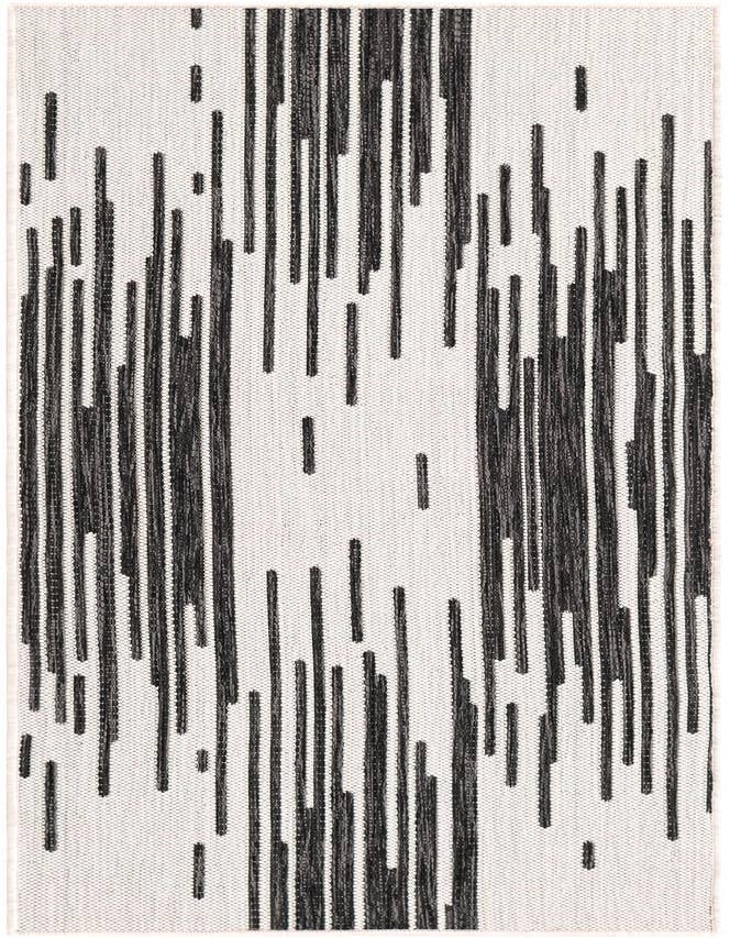 Detail image of 2' x 6' Easy-Clean Modern Indoor / Outdoor Runner Rug