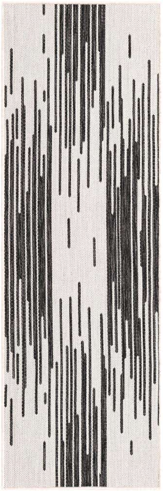 2' x 6' Easy-Clean Modern Indoor / Outdoor Runner Rug