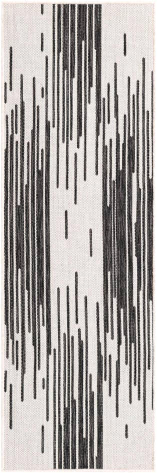 Detail image of 2' x 6' Easy-Clean Modern Indoor / Outdoor Runner Rug