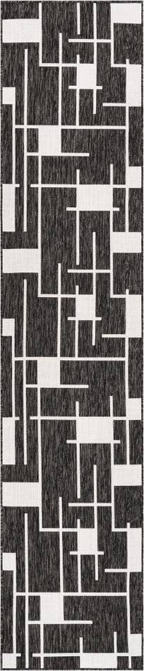Detail image of 2' 7 x 12' Easy-Clean Modern Indoor / Outdoor Runner Rug