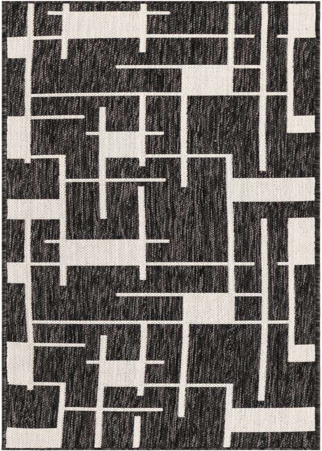 2' x 6' Easy-Clean Modern Indoor / Outdoor Runner Rug