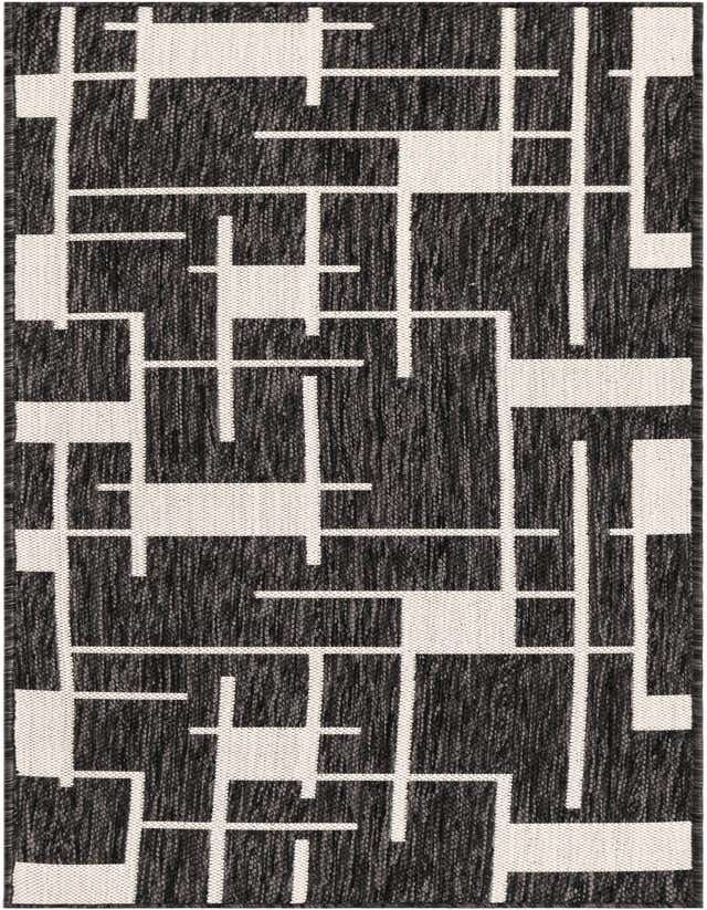 2' x 6' Easy-Clean Modern Indoor / Outdoor Runner Rug