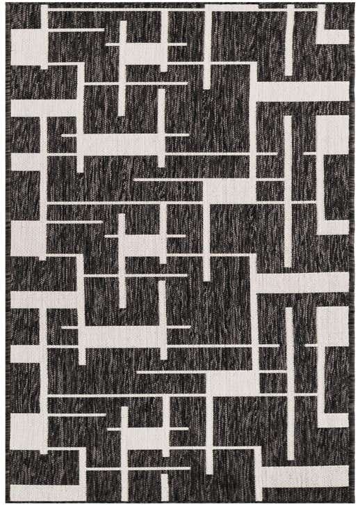 2' x 8' Easy-Clean Modern Indoor / Outdoor Runner Rug