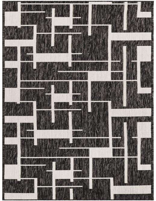 2' x 8' Easy-Clean Modern Indoor / Outdoor Runner Rug