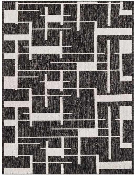 Detail image of 2' x 8' Easy-Clean Modern Indoor / Outdoor Runner Rug