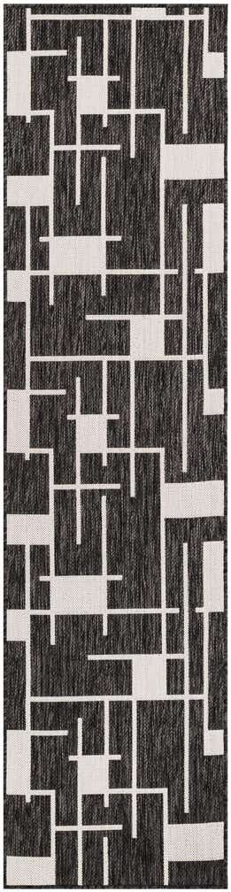 2' x 8' Easy-Clean Modern Indoor / Outdoor Runner Rug