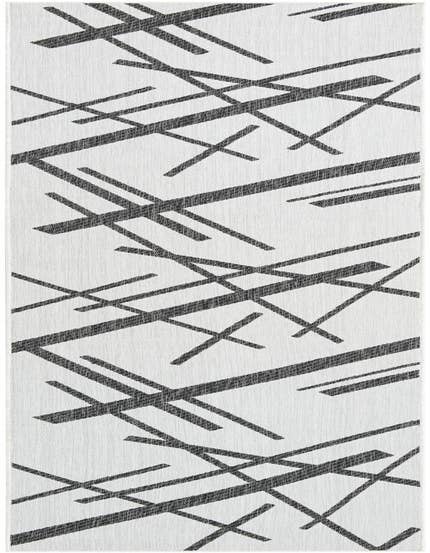Detail image of 2' 7 x 12' Easy-Clean Modern Indoor / Outdoor Runner Rug
