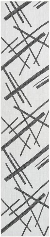 Detail image of 2' 7 x 12' Easy-Clean Modern Indoor / Outdoor Runner Rug