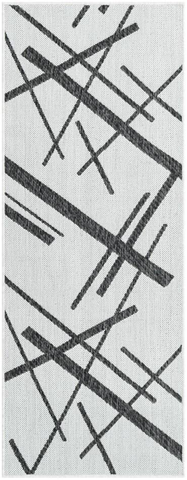 Detail image of 2' x 5' 3 Easy-Clean Modern Indoor / Outdoor Runner Rug