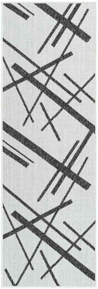 Detail image of 2' x 6' Easy-Clean Modern Indoor / Outdoor Runner Rug