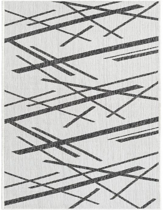 Detail image of 2' x 8' Easy-Clean Modern Indoor / Outdoor Runner Rug