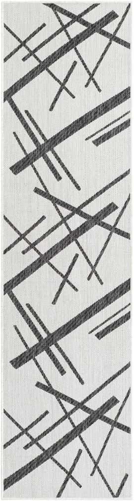 2' x 8' Easy-Clean Modern Indoor / Outdoor Runner Rug
