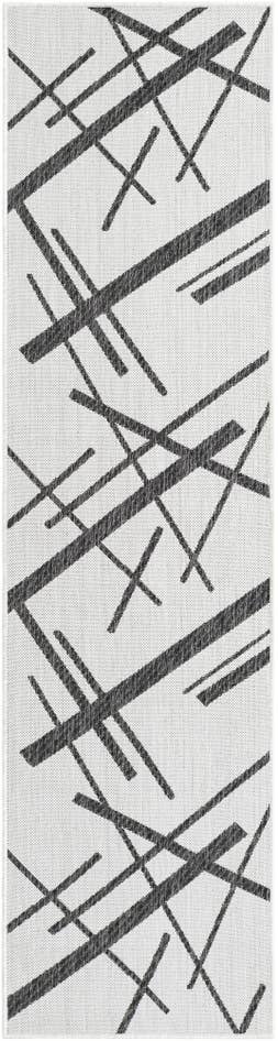 Detail image of 2' x 8' Easy-Clean Modern Indoor / Outdoor Runner Rug